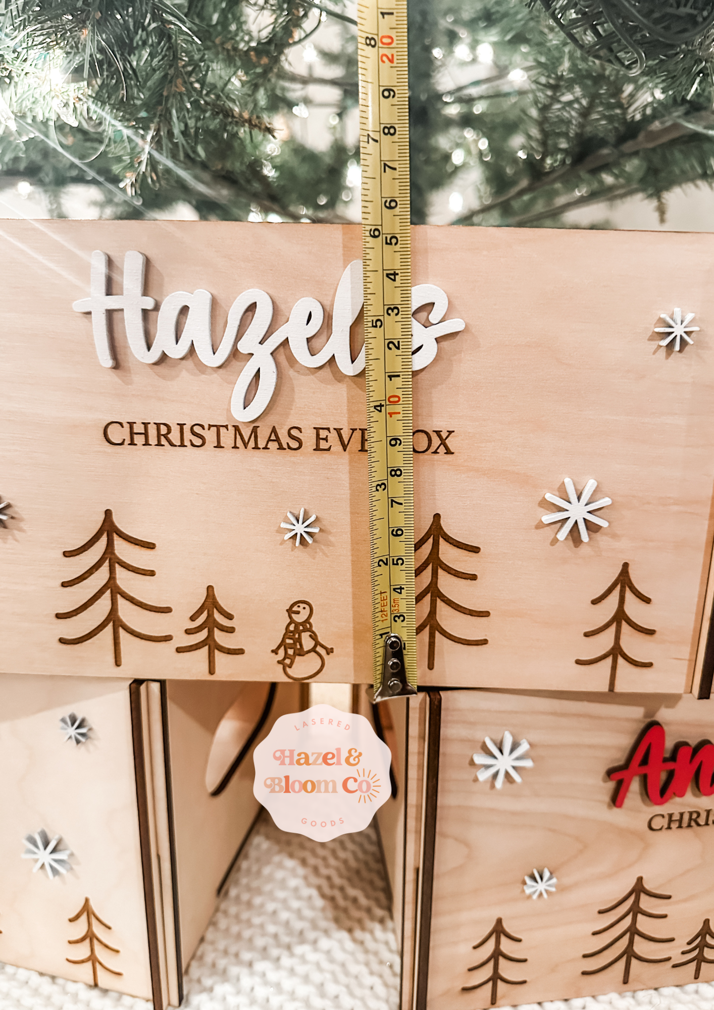 Personalized Christmas Crate Box