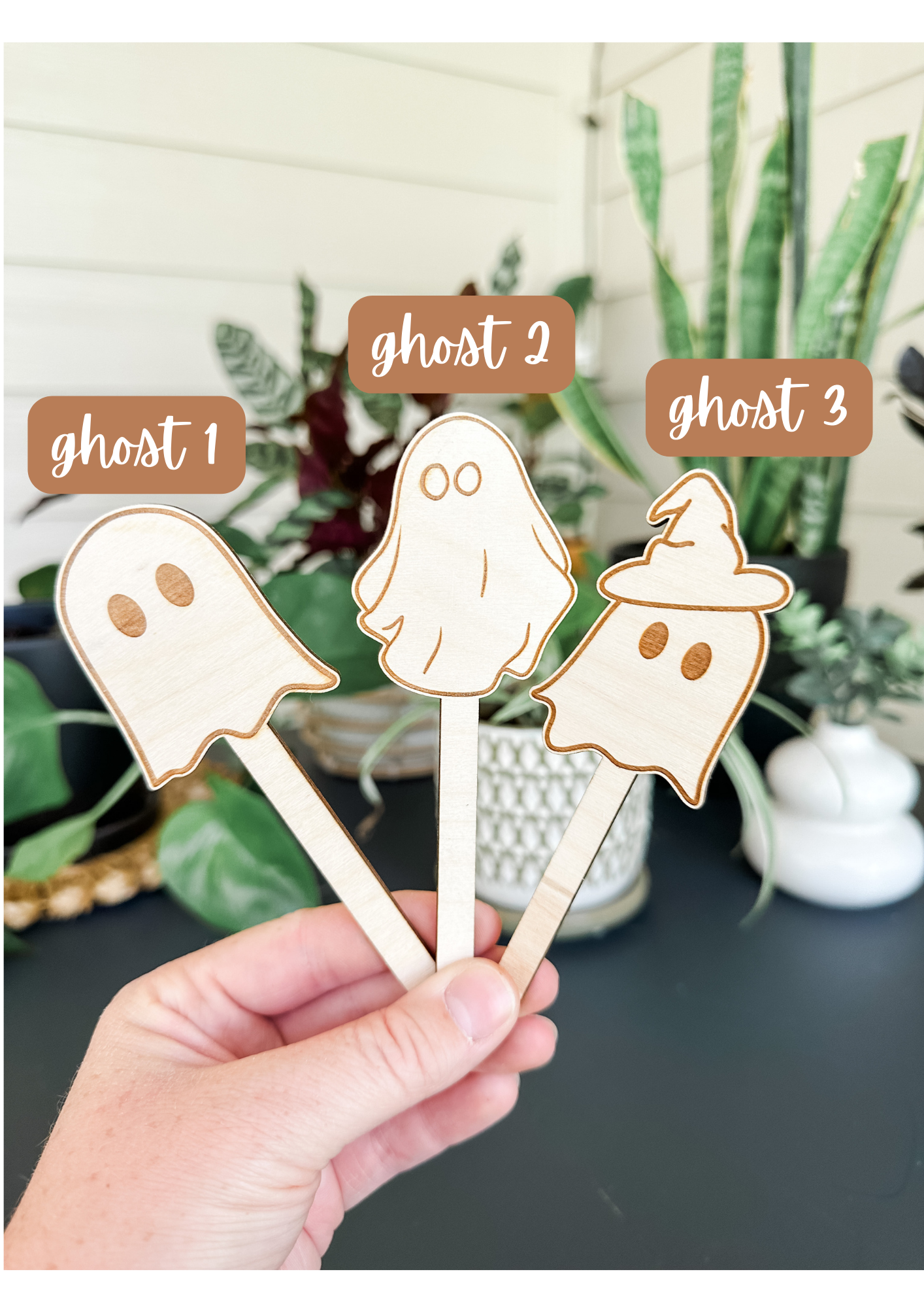 Spooky Halloween Plant Stakes