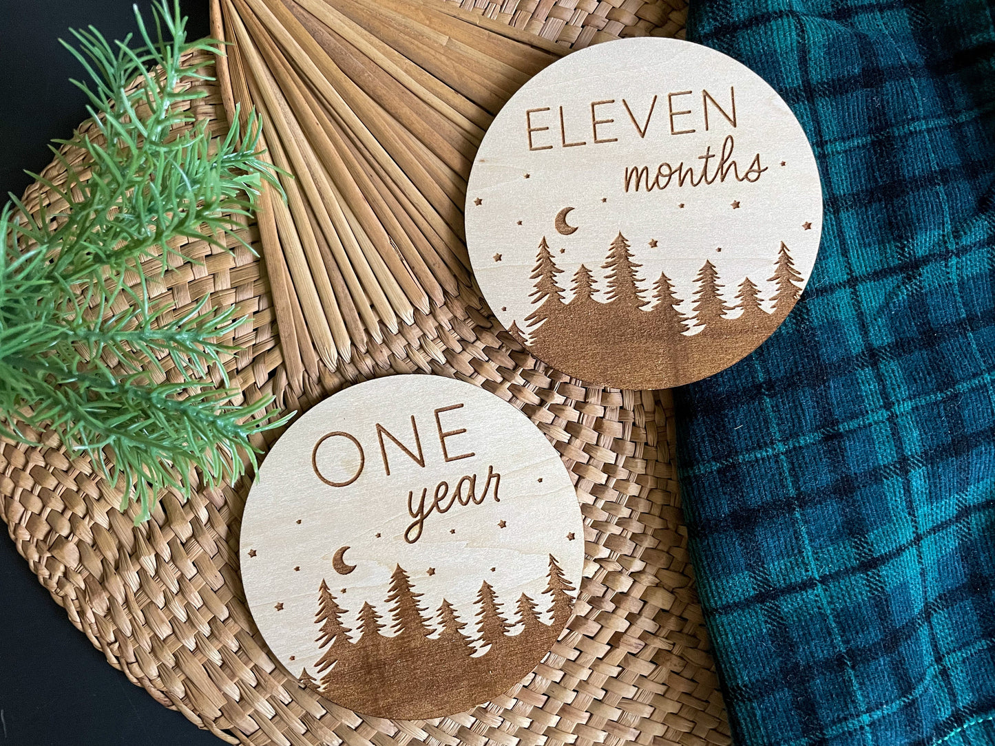 Woodland Monthly Monthly Milestone Discs