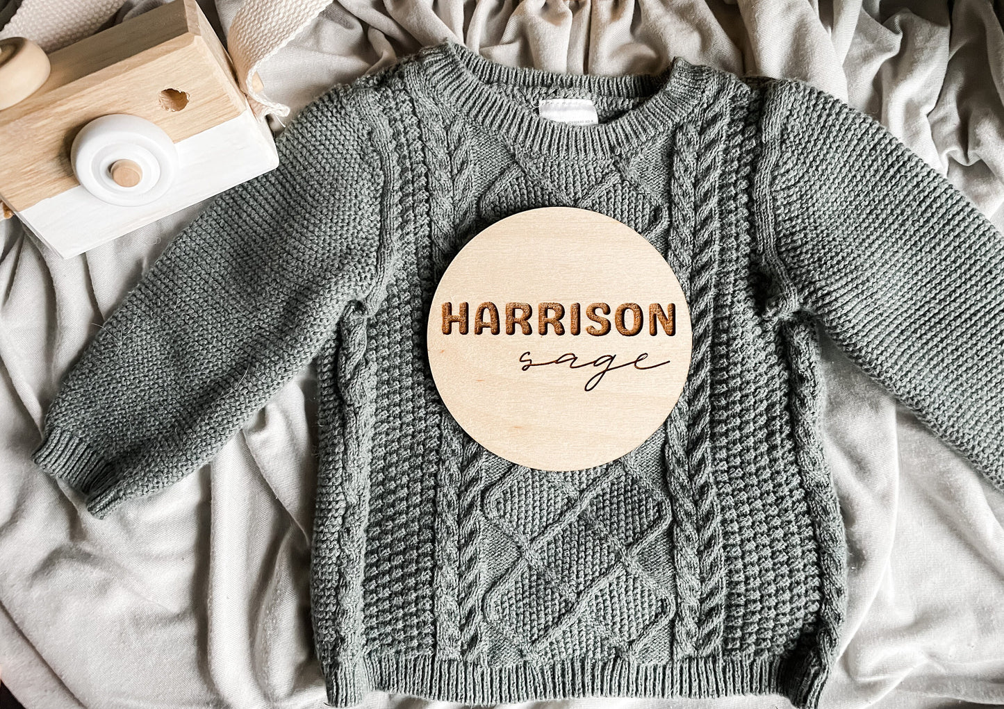 Baby Name Announcement Sign