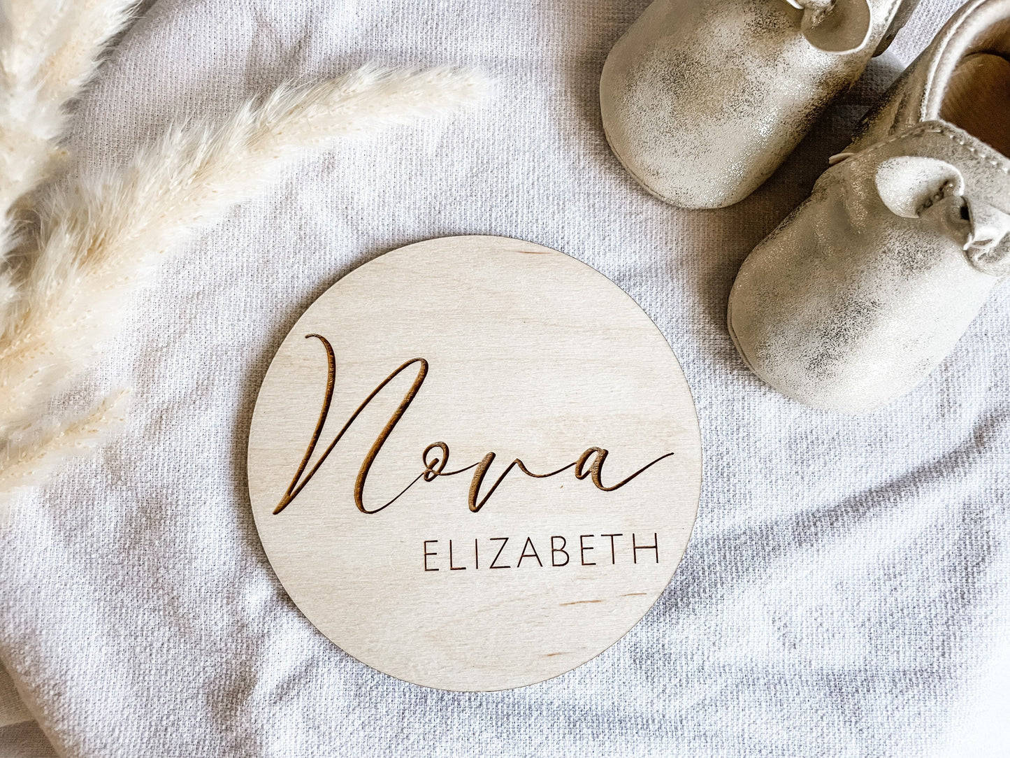 Baby Name Announcement Sign