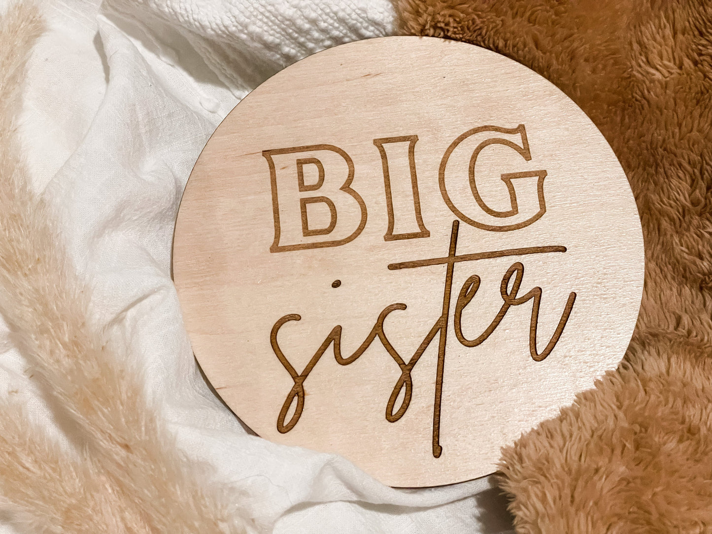 Big Brother Big Sister Sibling Announcement Sign