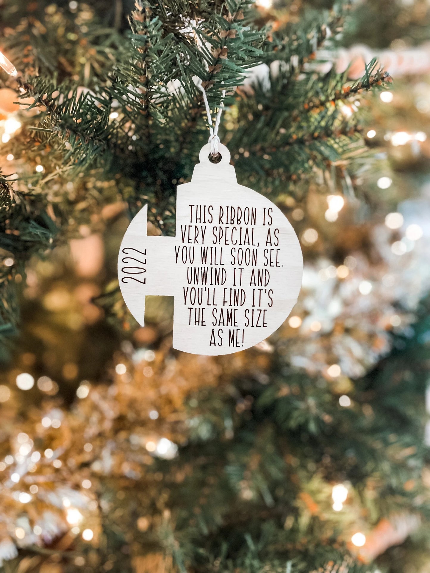 Size of Me Measuring Ornament 2024