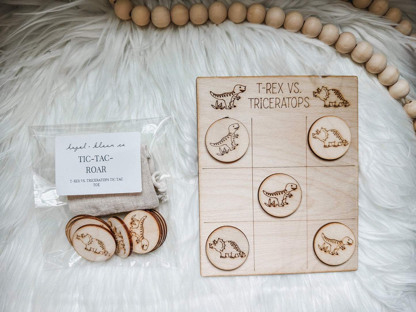 Tic Tac Toe Dinosaur Edition