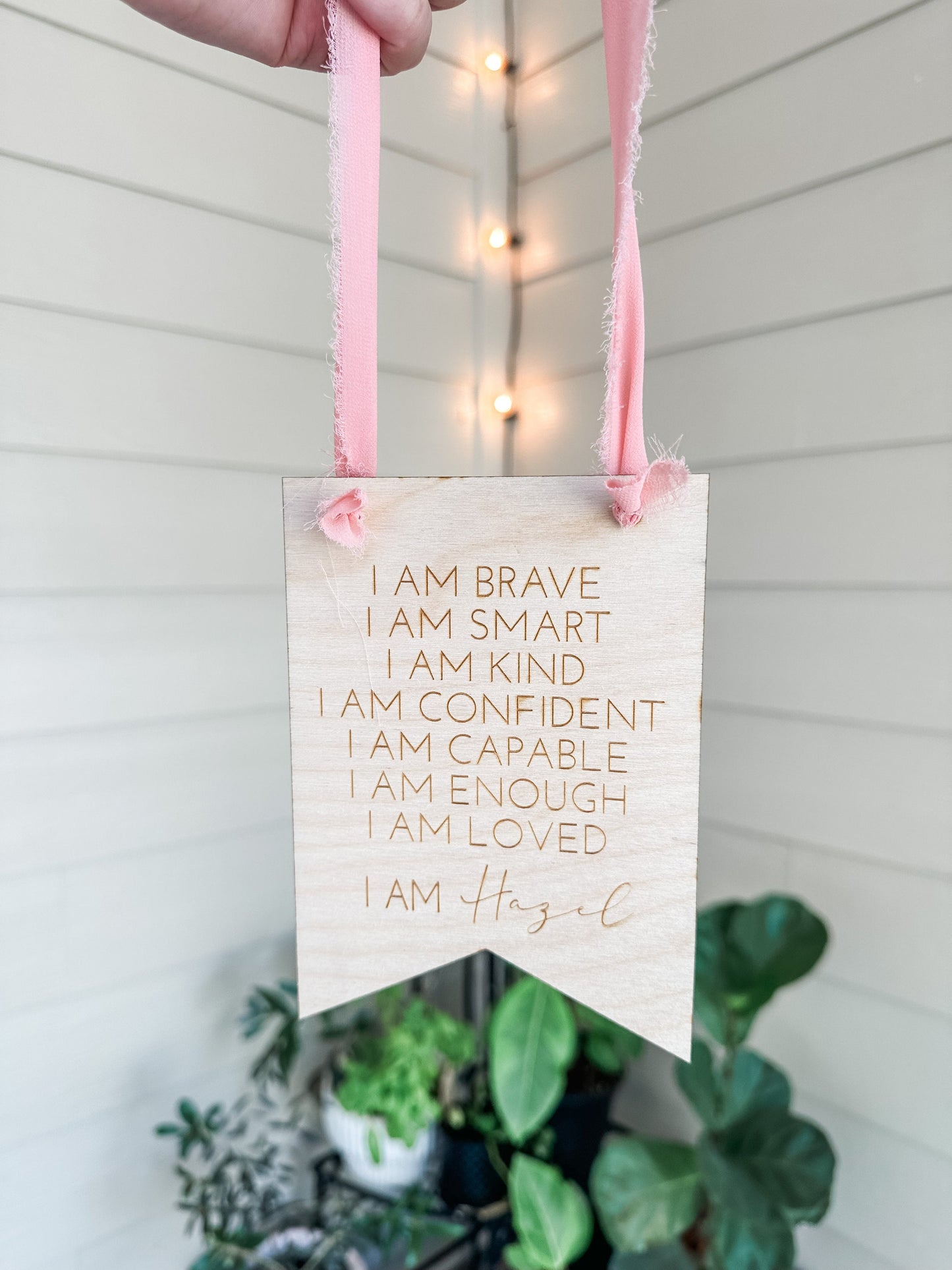 Custom Positive Affirmation Sign for Children