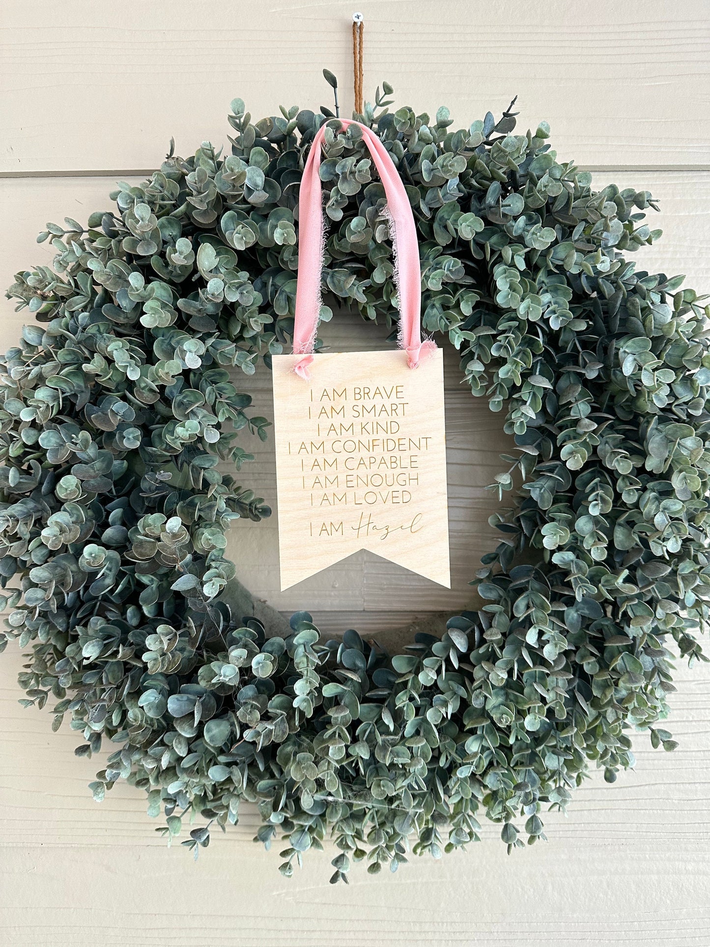 Custom Positive Affirmation Sign for Children