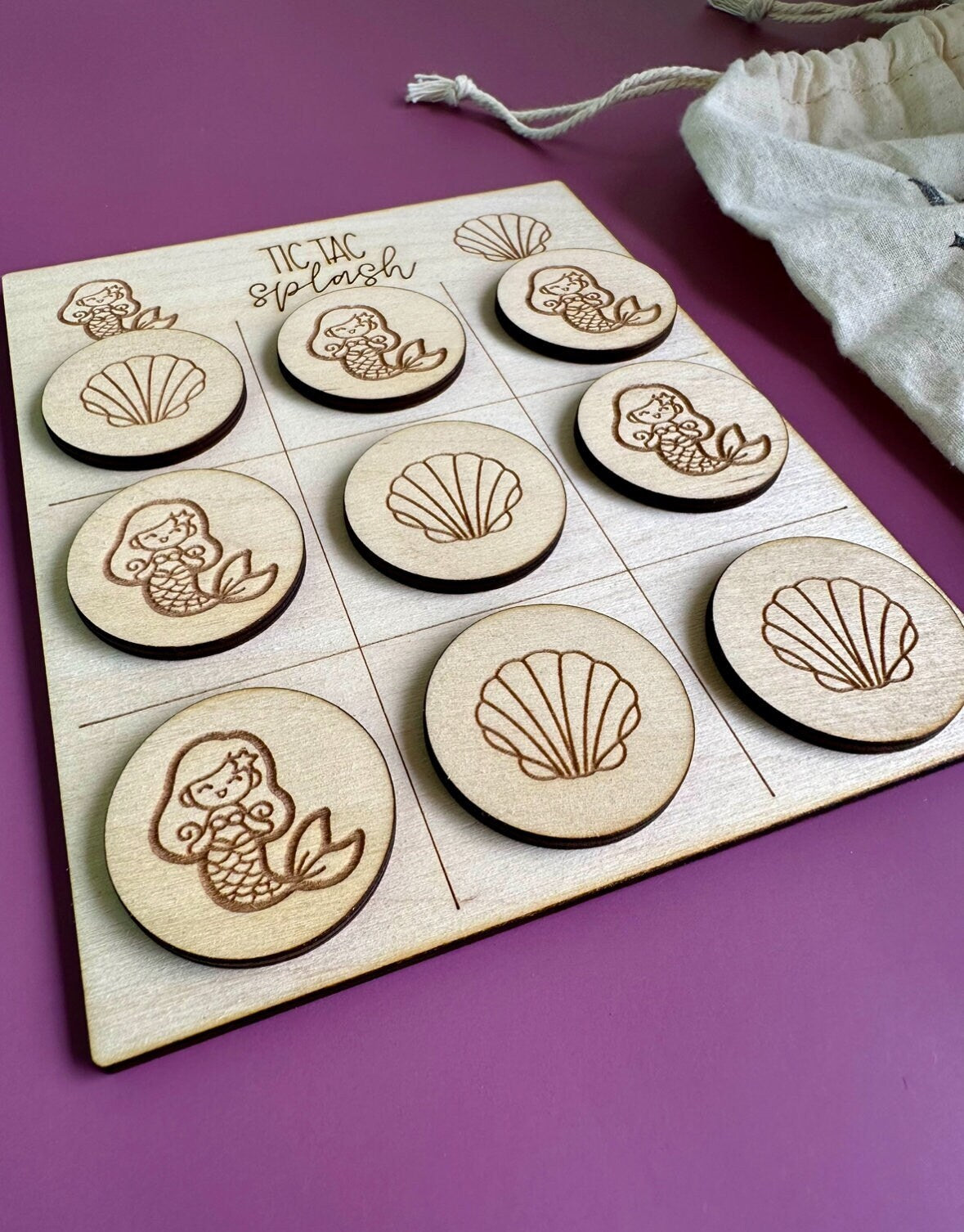 Tic Tac Toe Mermaid Edition