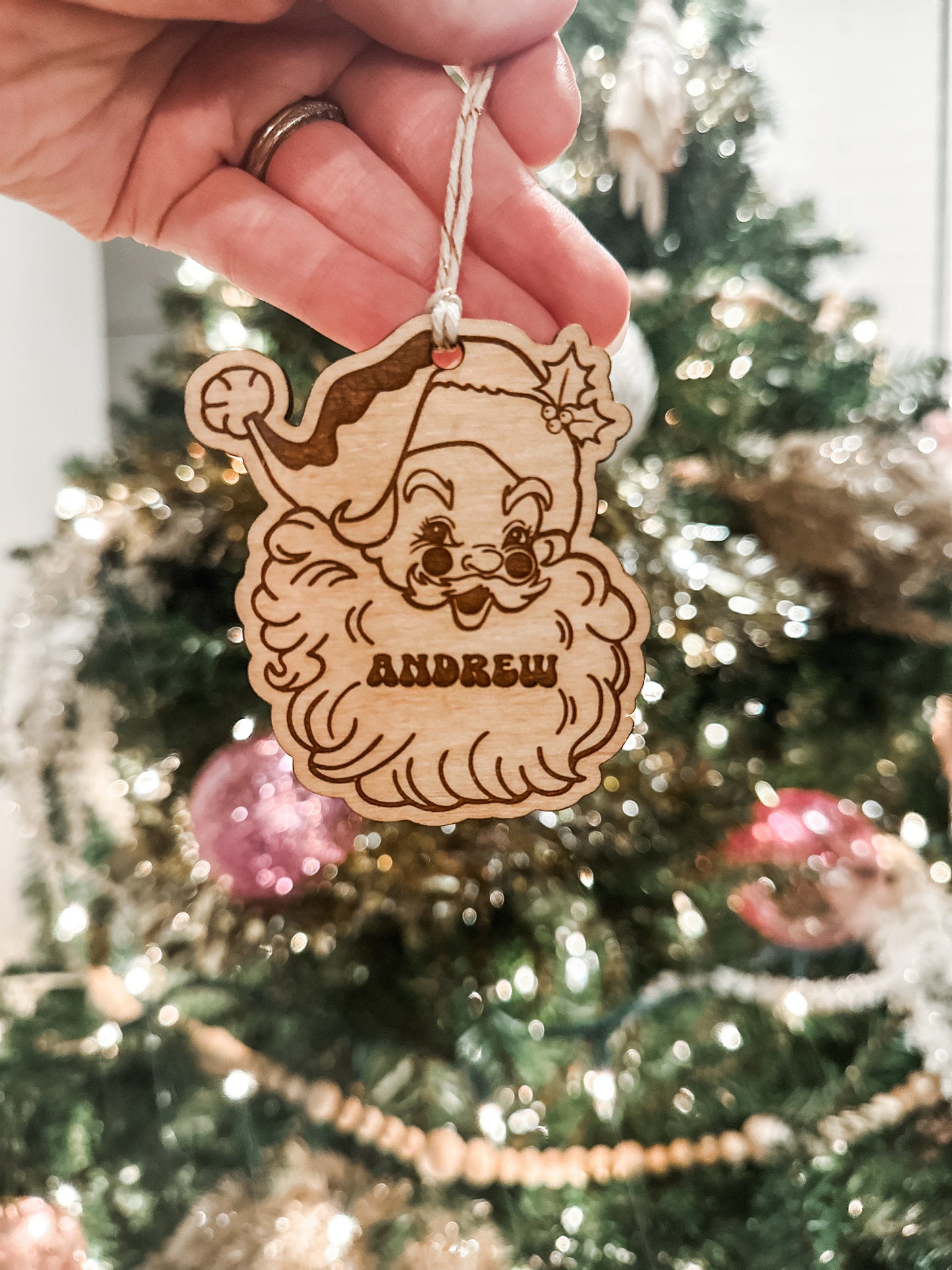 Personalized Santa Name Tag