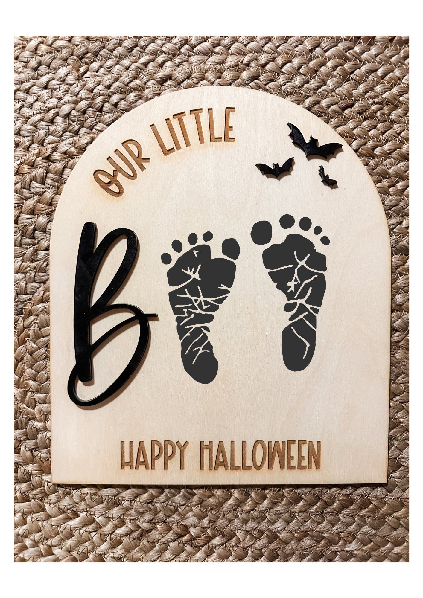 Our Little Boo Footprint Halloween Craft
