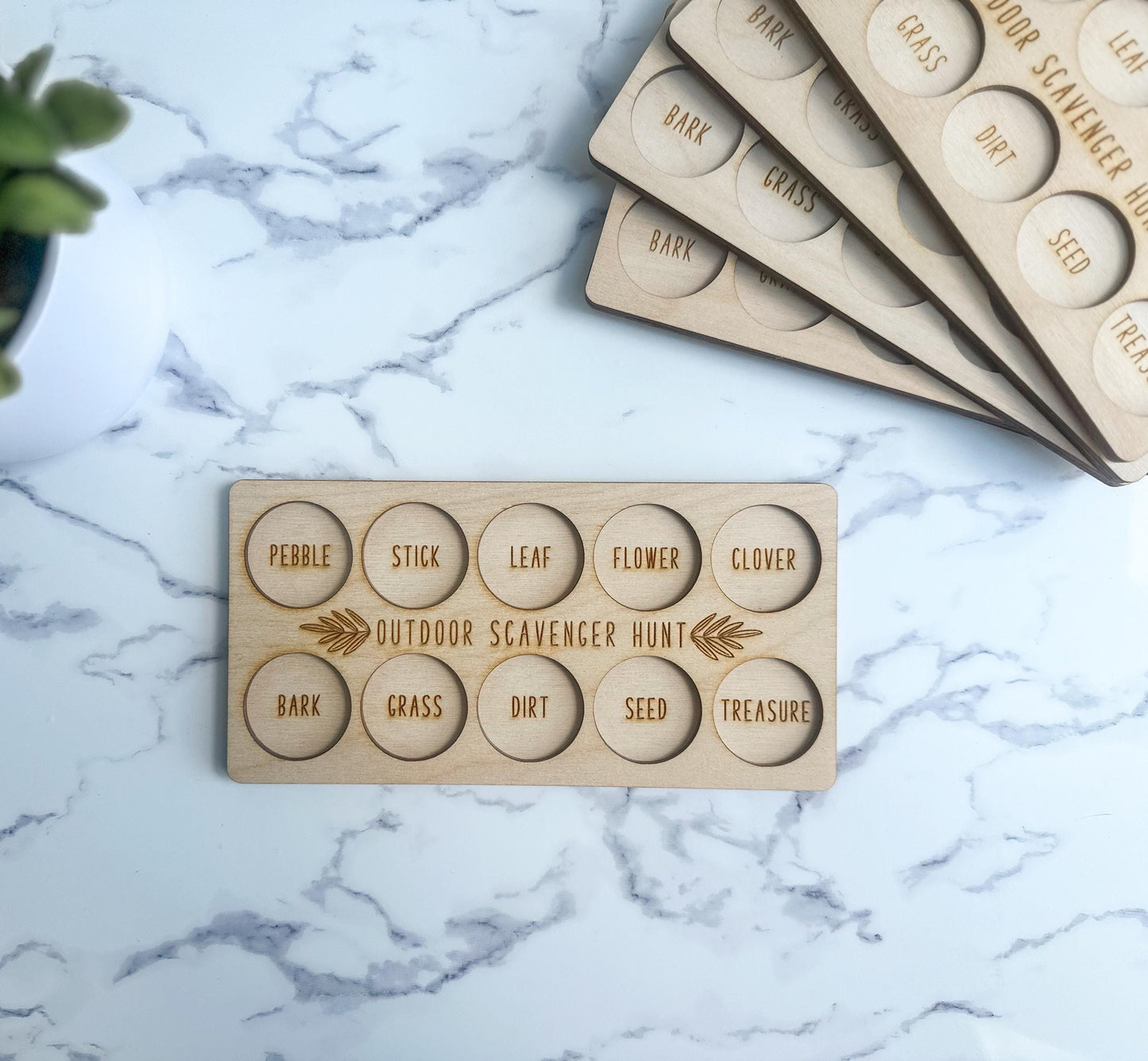 Children's Scavenger Hunt Board