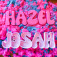 Custom Name Sand Mold 3D Printed