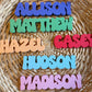 Custom Name Sand Mold 3D Printed