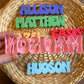 Custom Name Sand Mold 3D Printed