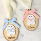 Vintage Style Bunny Easter Basket Tag