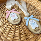 Vintage Style Bunny Easter Basket Tag