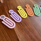 Personalized Acrylic Paperclip Bookmark