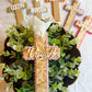 Personalized Cross Easter Basket Name Tag