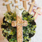 Personalized Cross Easter Basket Name Tag