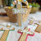 Personalized Cross Easter Basket Name Tag