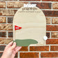 Golf Handprint Keepsake