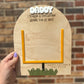 Football Handprint Keepsake