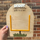 Football Handprint Keepsake