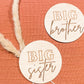Big Brother Big Sister Sibling Announcement Sign