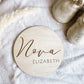 Baby Name Announcement Sign