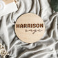 Baby Name Announcement Sign