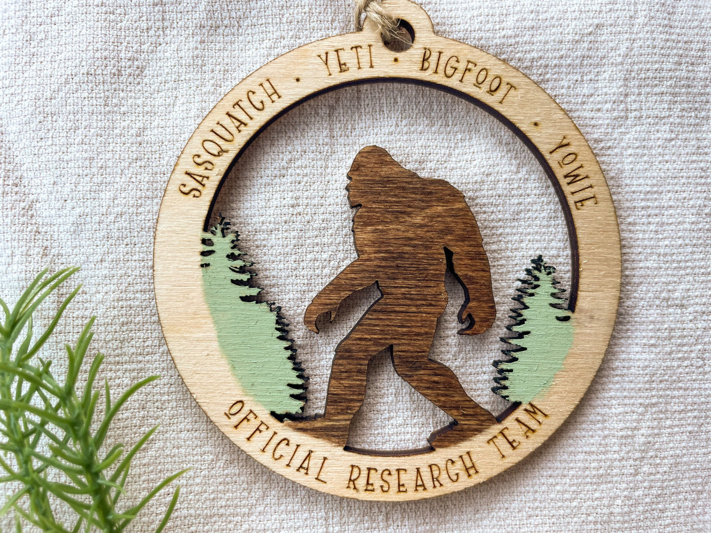 Bigfoot Yeti Sasquatch Ornament