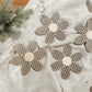Rattan Daisy Ornaments