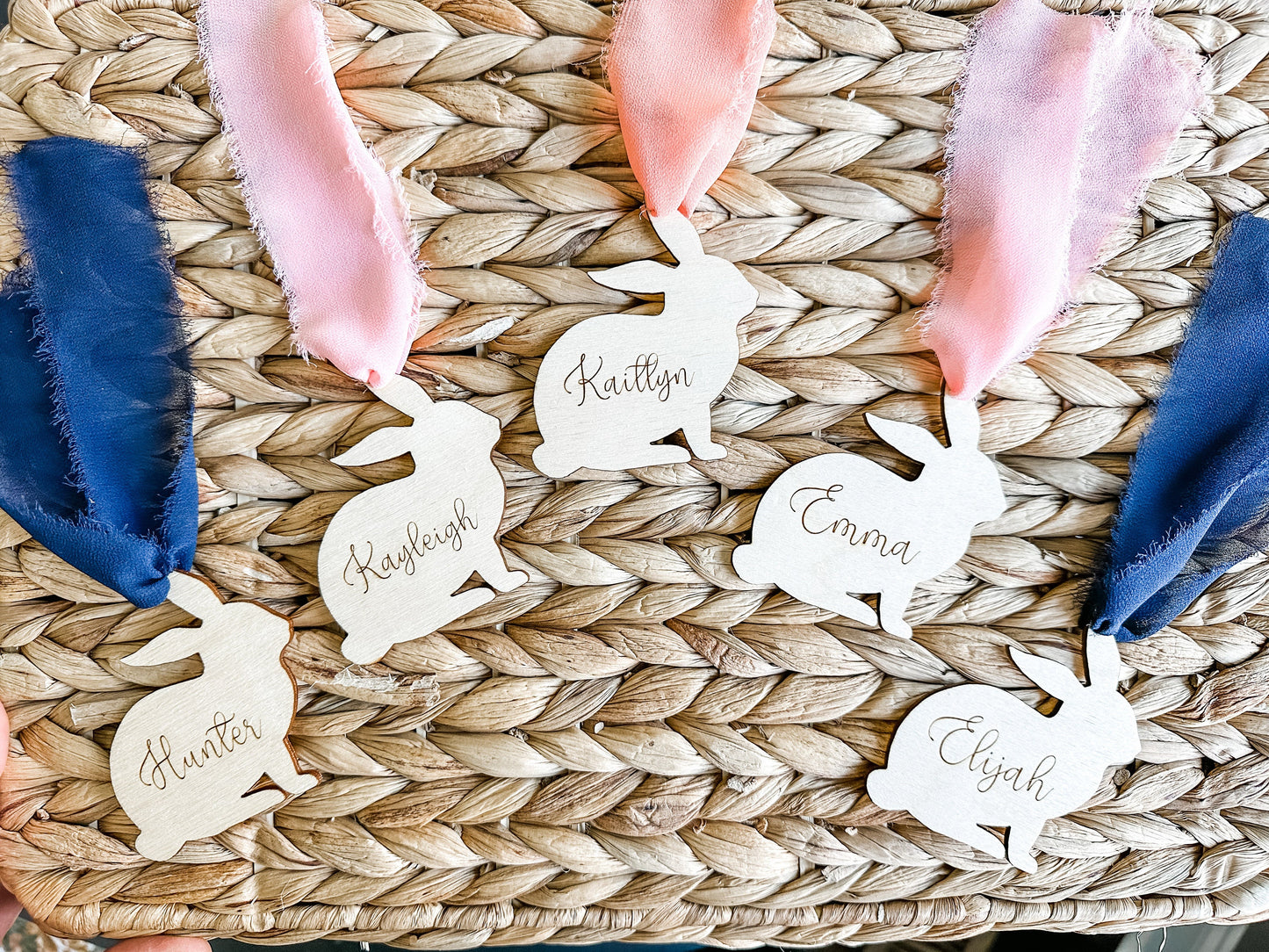 Gift Tag Easter Basket Bunny