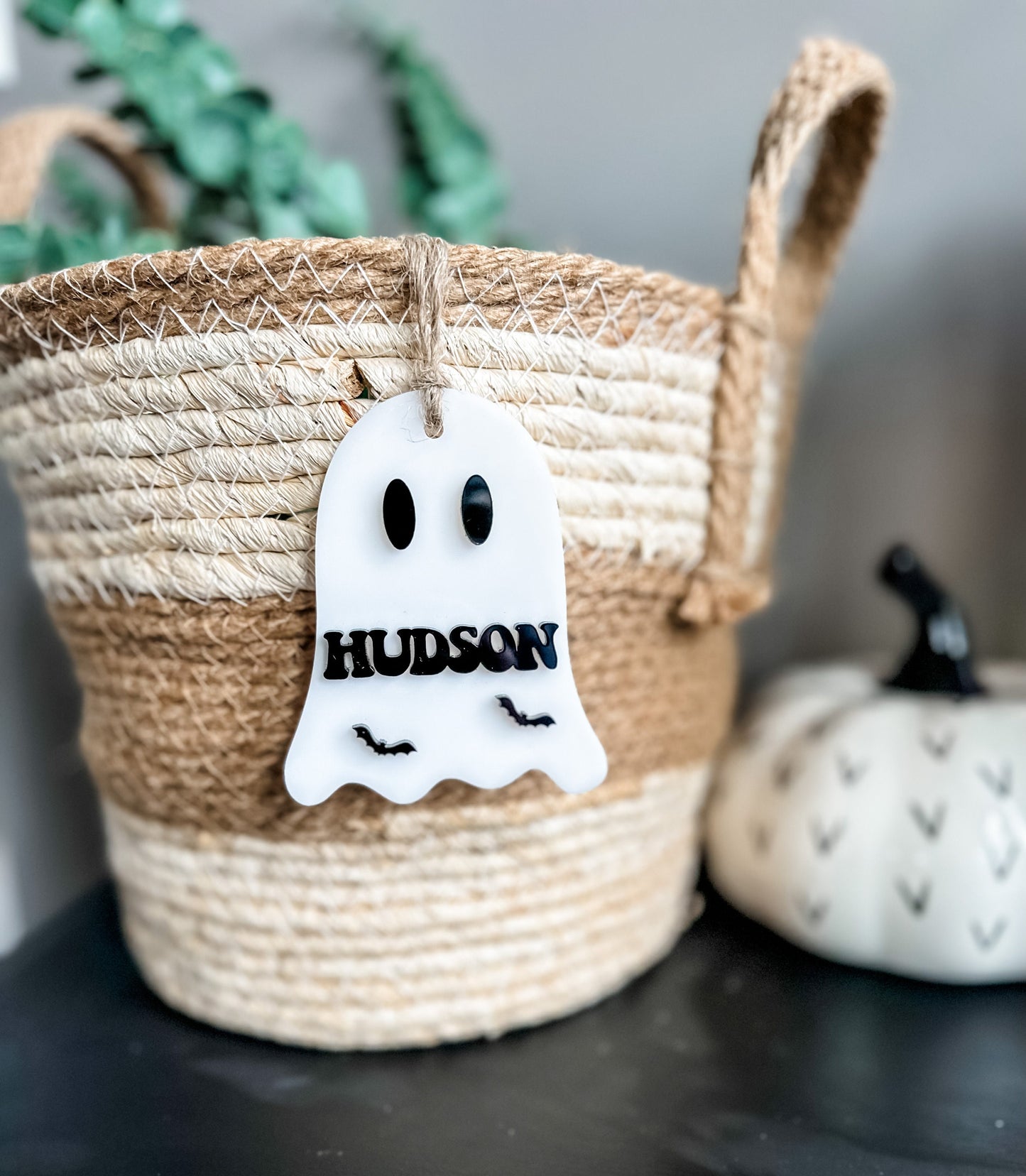 Ghost Boo Basket Tags