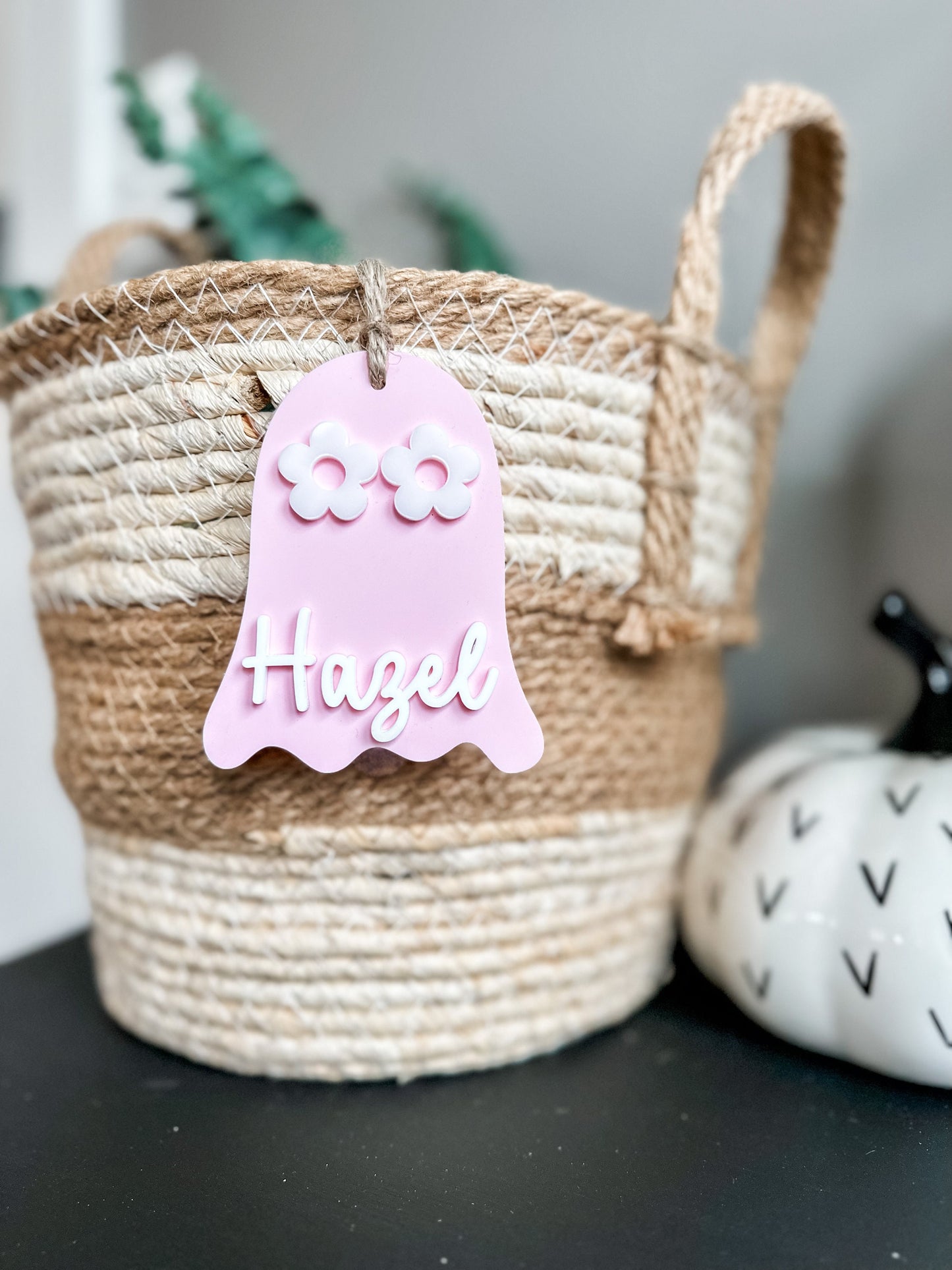 Ghost Boo Basket Tags