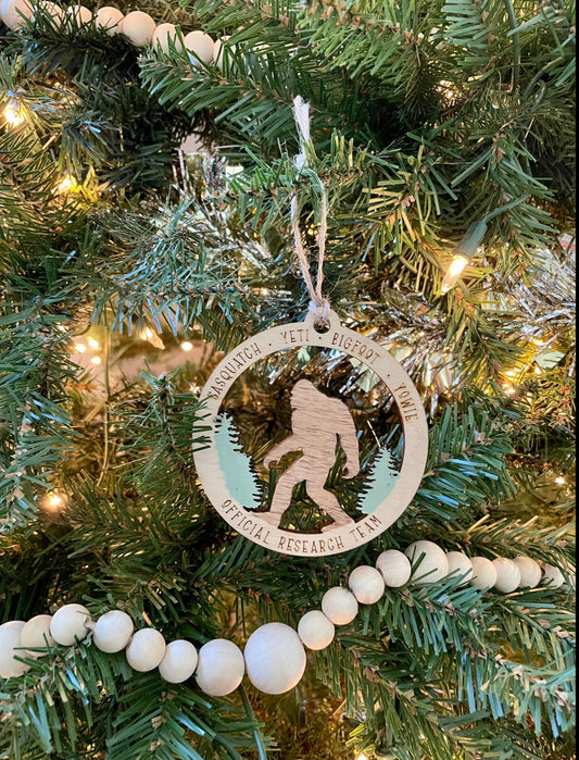 Bigfoot Yeti Sasquatch Ornament