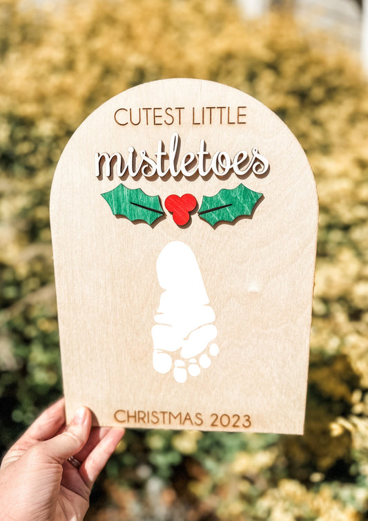 Mistletoes Craft  Baby's First Christmas