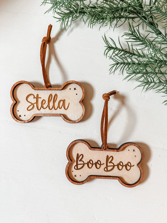 Dog Bone Christmas Ornament 2025