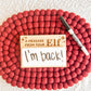 A Message from Your Elf Dry Erase Sign