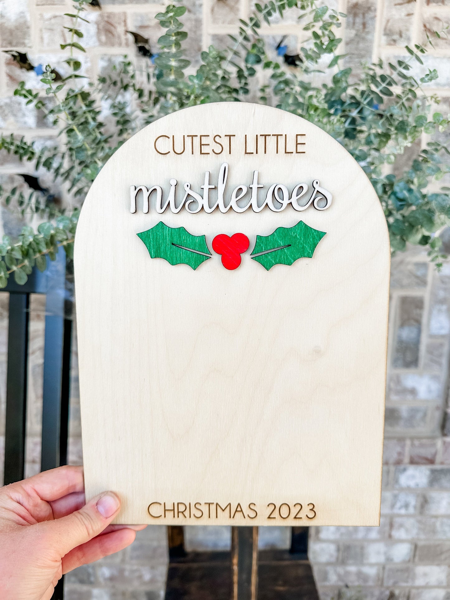 Mistletoes Craft  Baby's First Christmas