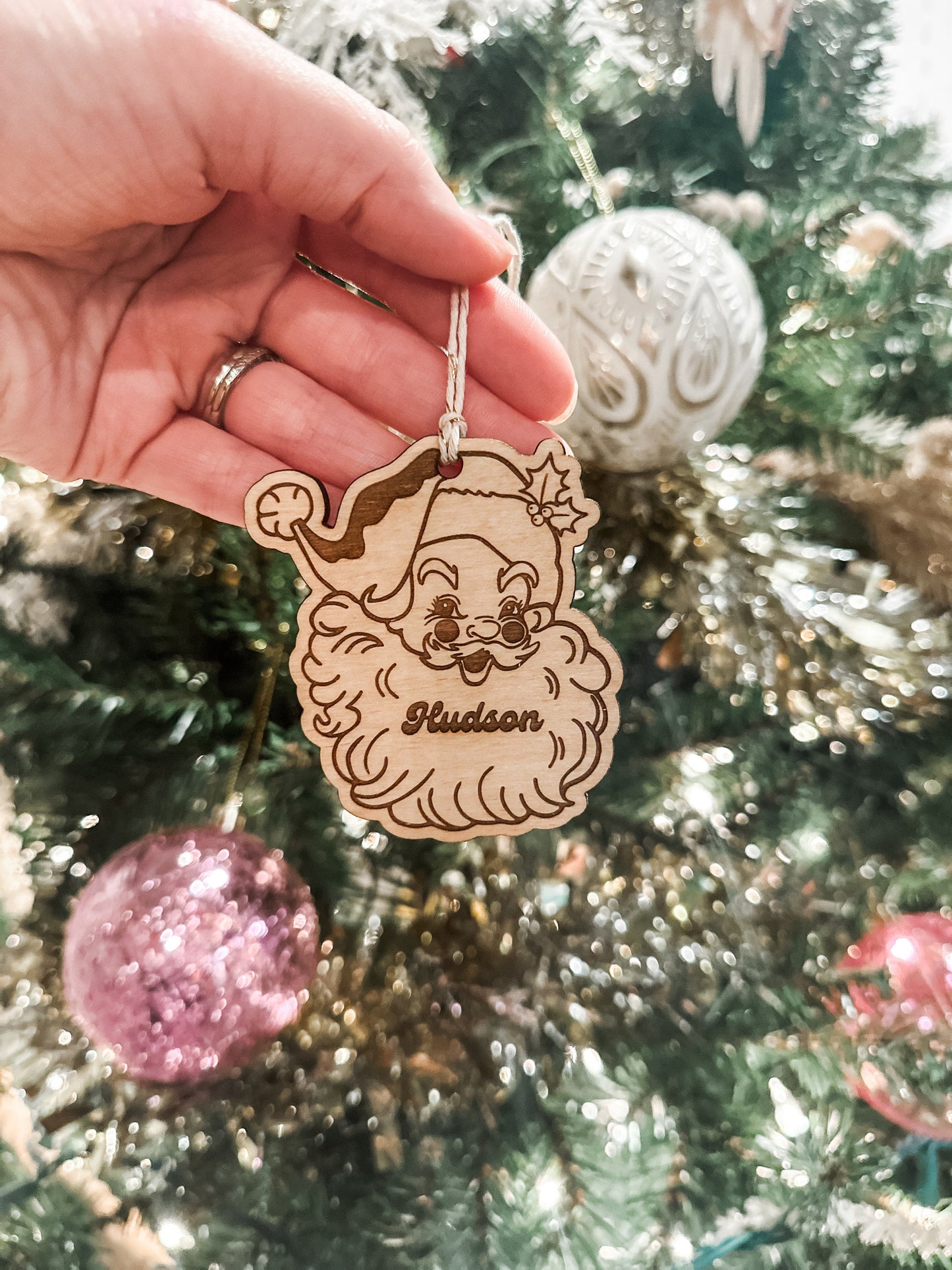Personalized Santa Name Tag