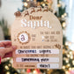 Dear Santa Dry Erase Board