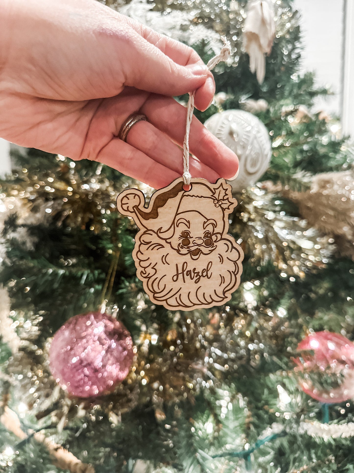 Personalized Santa Name Tag