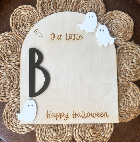 Our Little Boo Footprint Halloween Craft