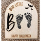 Our Little Boo Footprint Halloween Craft