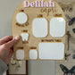Baby Monthly Milestone Dry Erase Board