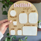 Baby Monthly Milestone Dry Erase Board