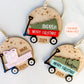 Wagon Personalized Christmas Ornament 2025