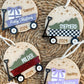 Wagon Personalized Christmas Ornament 2025