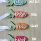 Carrot Easter Basket Tags