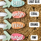 Carrot Easter Basket Tags
